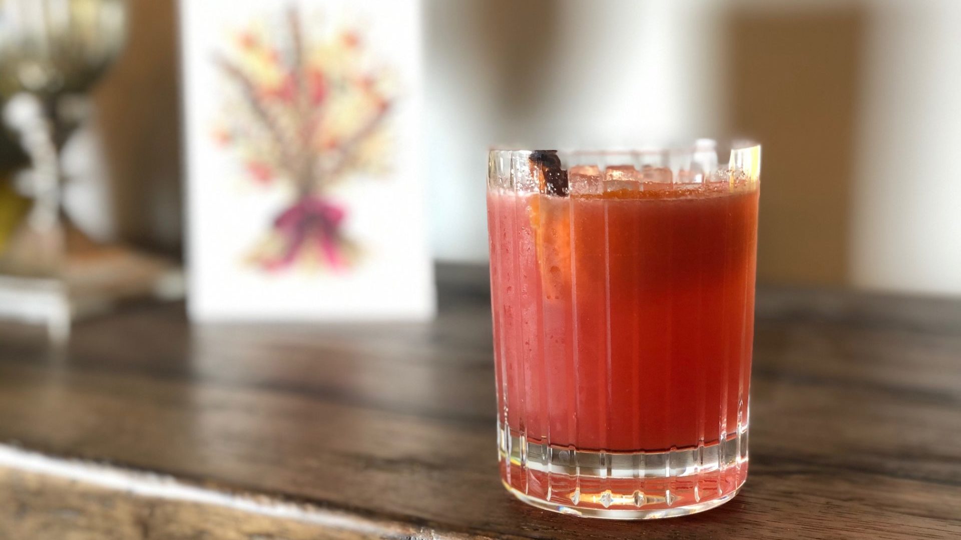 Cranberry Cinnamon Whiskey Sour