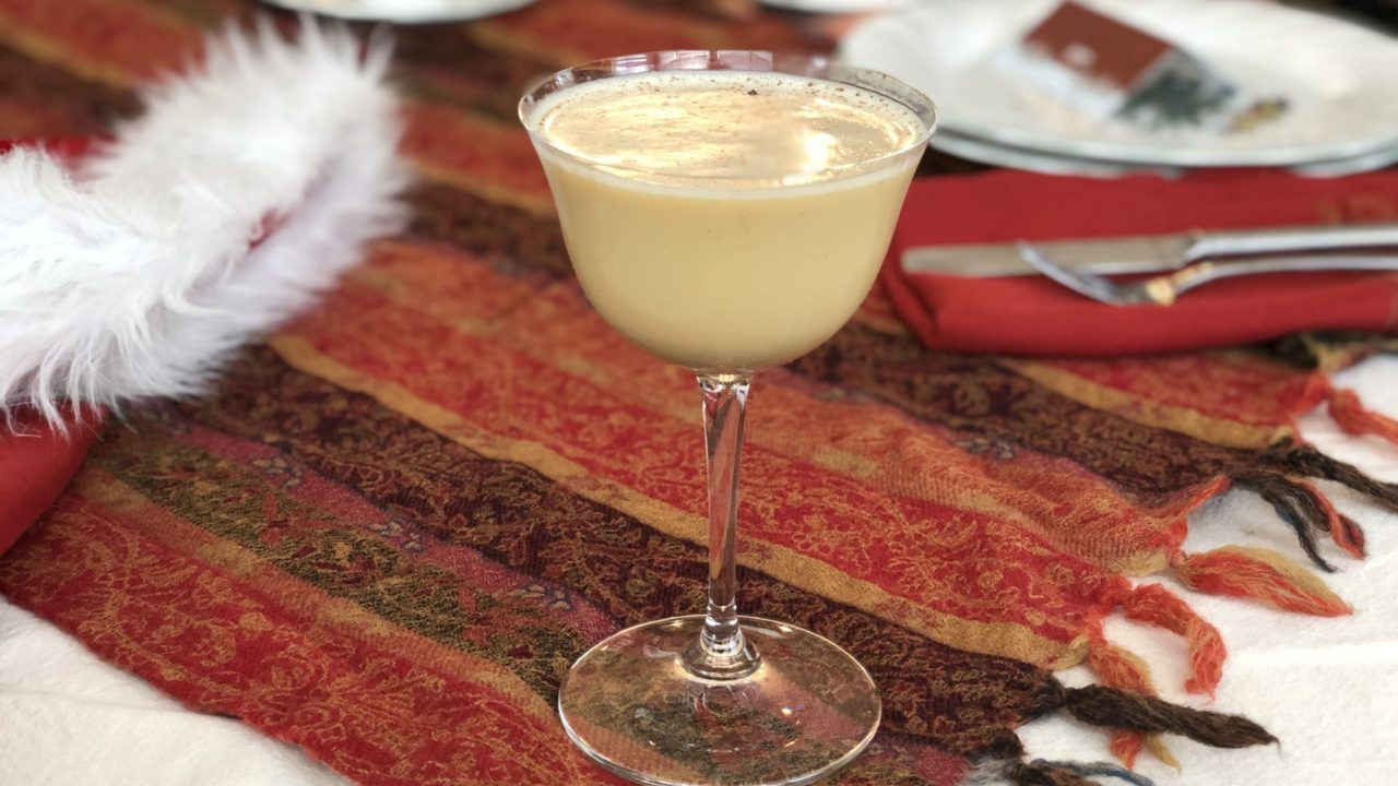 Santa’s Whiskey Flip – Monica Mixes