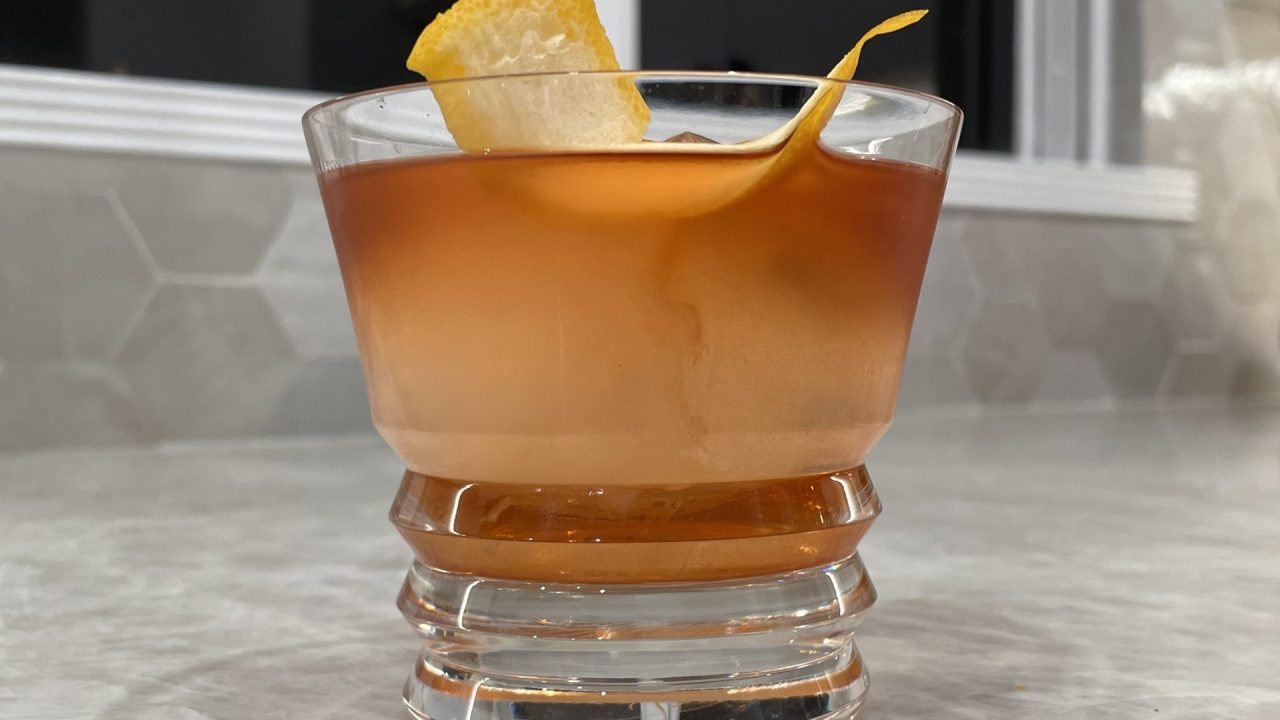 Improved Whiskey Cocktail – Monica Mixes